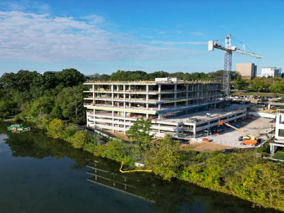 Groundbreaking parking garage in Columbia, MD