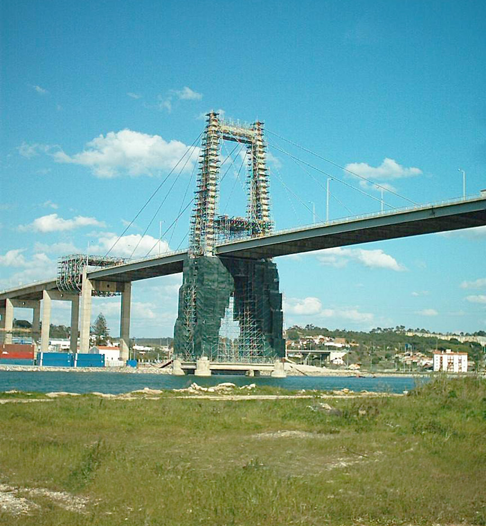 accident bicyclettes au pont entre coimbra et figueira da foz