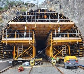 Bjønnås and Grenland tunnel, new E18 motorway Langangen - Rugtvedt