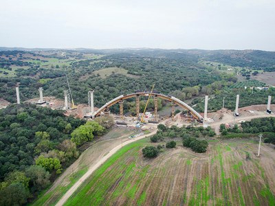Pardais Viaduct, Eastern Railway Line, Portugal.