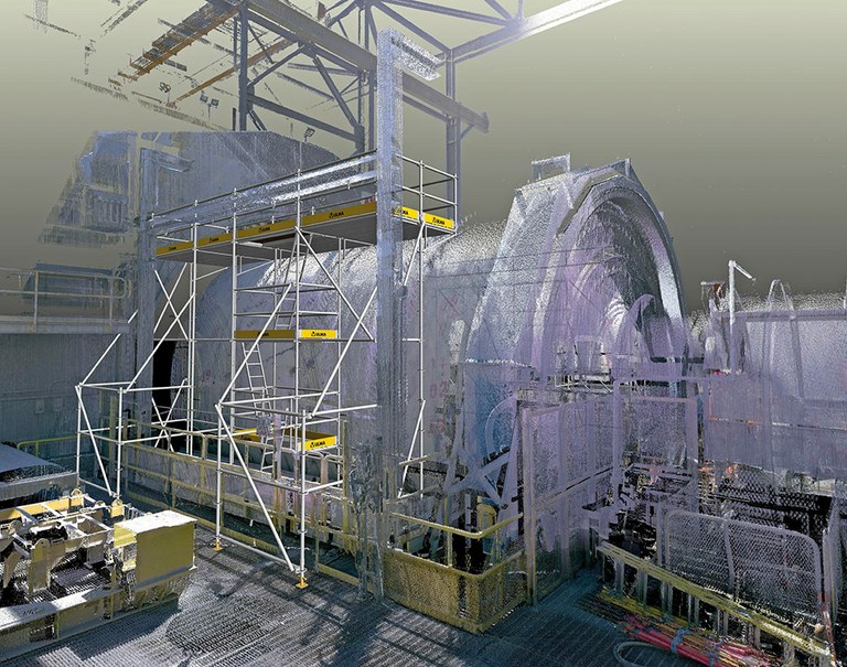 Digital image laser scanning