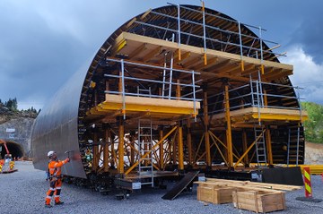 Two new cut-and-cover tunnels on the E18 motorway in Norway