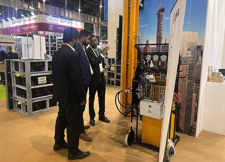 ULMA's solutions generate great interest at Bauma Conexpo India