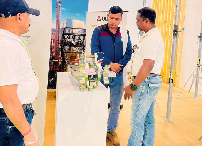 Las soluciones de ULMA suscitan un gran interés en Bauma Conexpo India